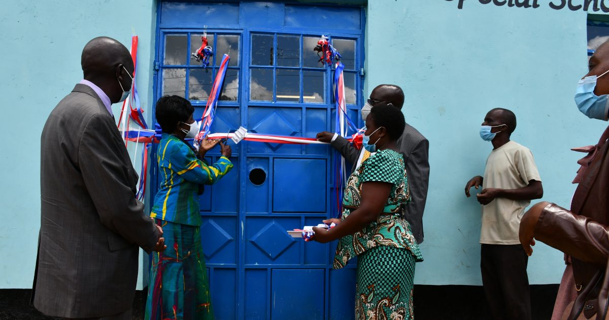 NFDK commissions twin dormitory for disabled pupils in Nyamira County