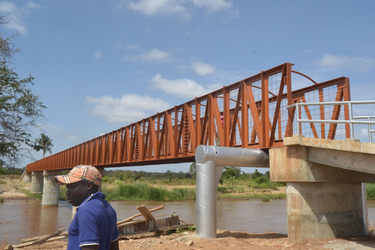 Baricho Bridge project in Kilifi nears completion