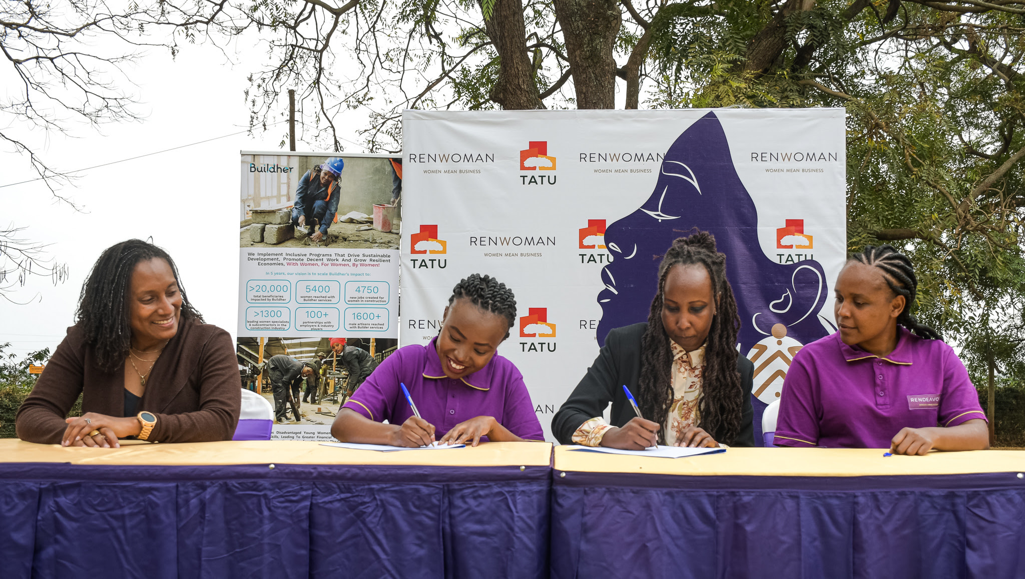 Tatu City, Buildher partner on jobs for women in construction sector
